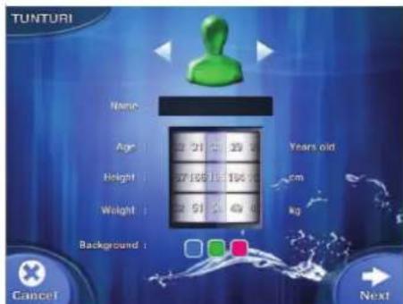 TUNTURI Pure F 4.1 - User data set - 2
