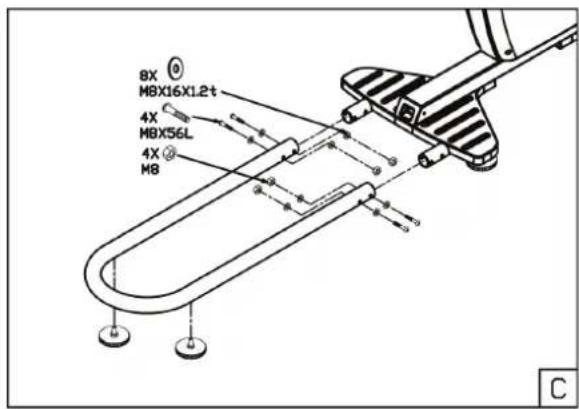 TUNTURI Pure F 4.1 - Assembly step C - 1