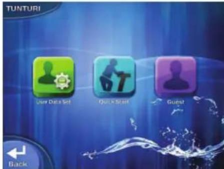 TUNTURI Pure F 4.1 - User setting - 1