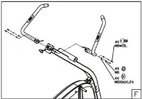 TUNTURI Pure F 4.1 - Assembly step F - 1