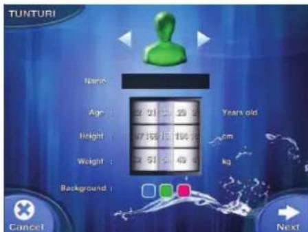 TUNTURI Pure F 4.1 - User data set - 2