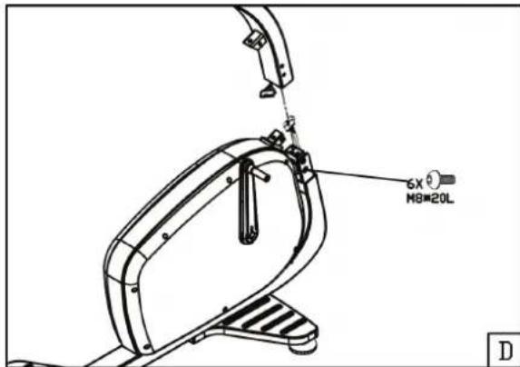 TUNTURI Pure F 4.1 - Assembly step D - 1