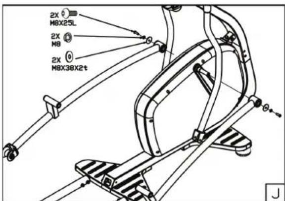 TUNTURI Pure F 6.1 - Montageschritt J - 1