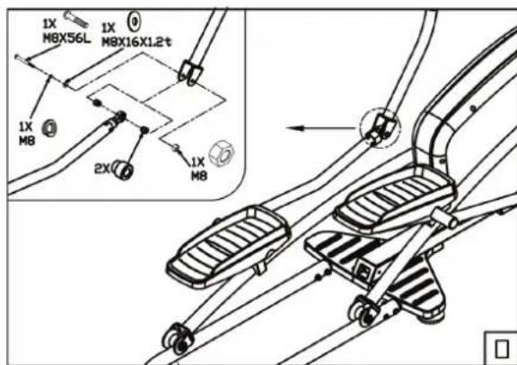 TUNTURI Pure F 6.1 - Assembly step O - 1