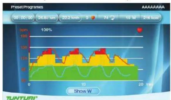 TUNTURI Pure F 6.1 - Workout (Heart Rate Control) - 1