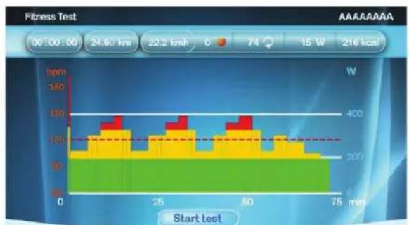 TUNTURI Pure F 6.1 - Workout screen - 1