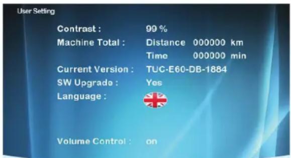 TUNTURI Pure F 6.1 - User Setting - 1