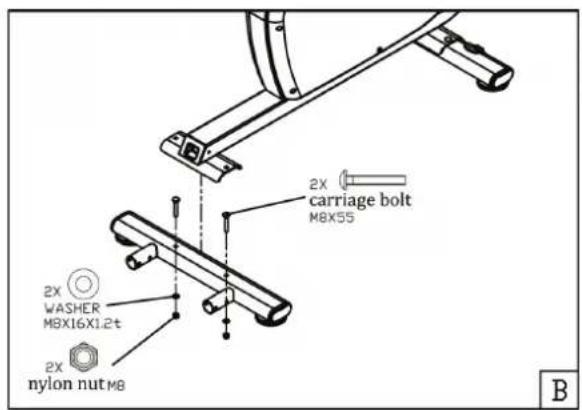 TUNTURI Pure F 2.1 - Assemblage - étape B - 1