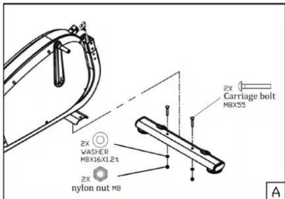 TUNTURI Pure F 2.1 - Assembly step A - 1