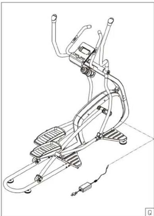TUNTURI Pure F 2.1 - Assembly step Q - 1