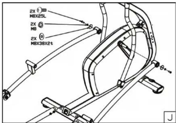 TUNTURI Pure F 2.1 - Assembly step J - 1