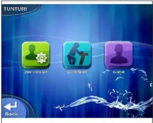 TUNTURI Pure CF 4.0 - Training selecteren - 1