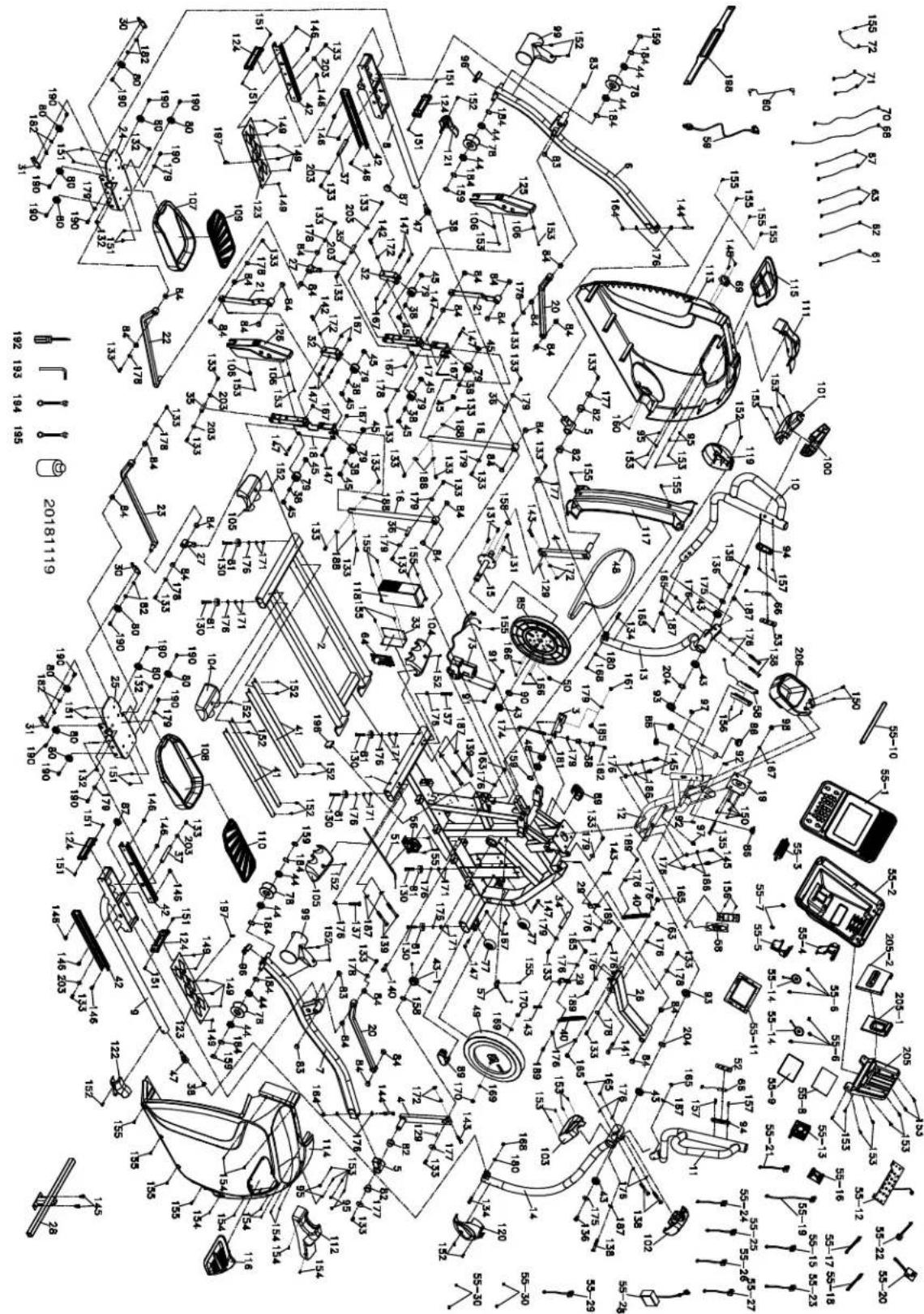 Sole Fitness E95 - PLAN détaillé - 1