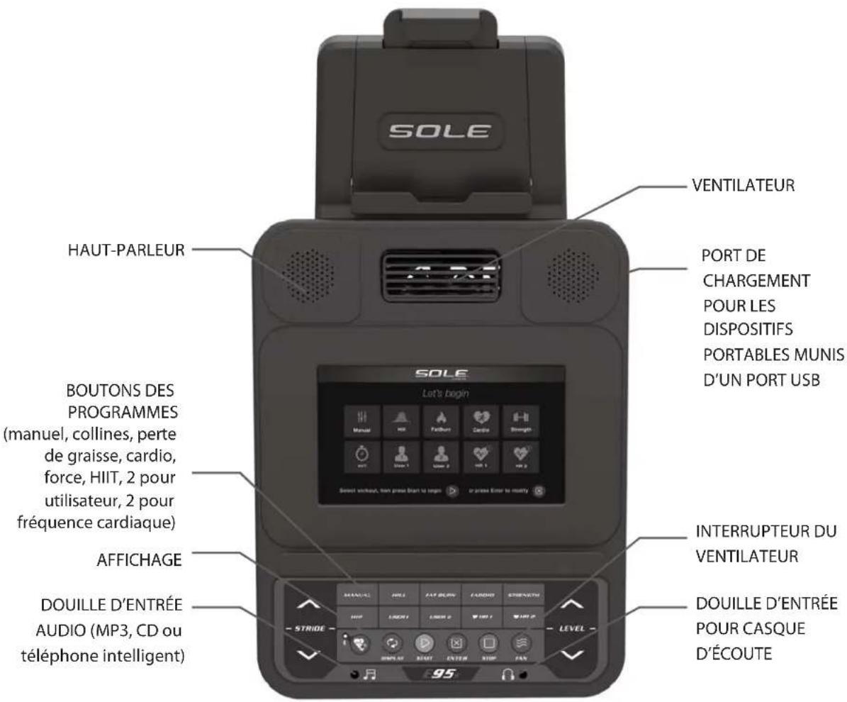 Sole Fitness E95 - Fonctionnement de votre exerciseur elliptique - 1