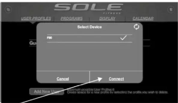 Sole Fitness E95 - Synchronisation de votre appareil de conditionnement avec l'application - 2