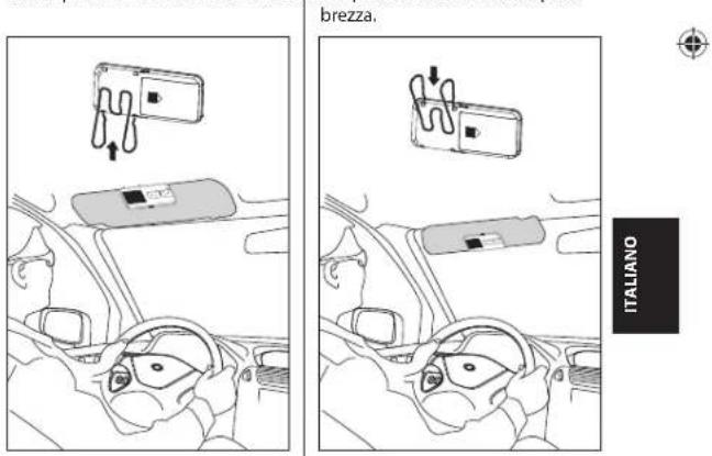 BLAUPUNKT BT Drive Free 114 - Installazione sull'aletta parasole - 1