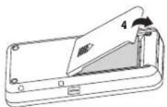 BLAUPUNKT BT Drive Free 114 - Inserimento della batteria - 3