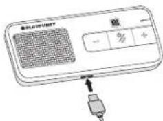BLAUPUNKT BT Drive Free 114 - Charging the battery - 1