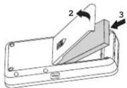 BLAUPUNKT BT Drive Free 114 - Introducerea accumulatorului - 2