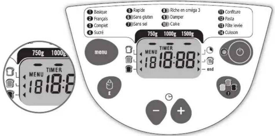 TEFAL Home Bread OW5001 - Användning av bakmaskinen - 1