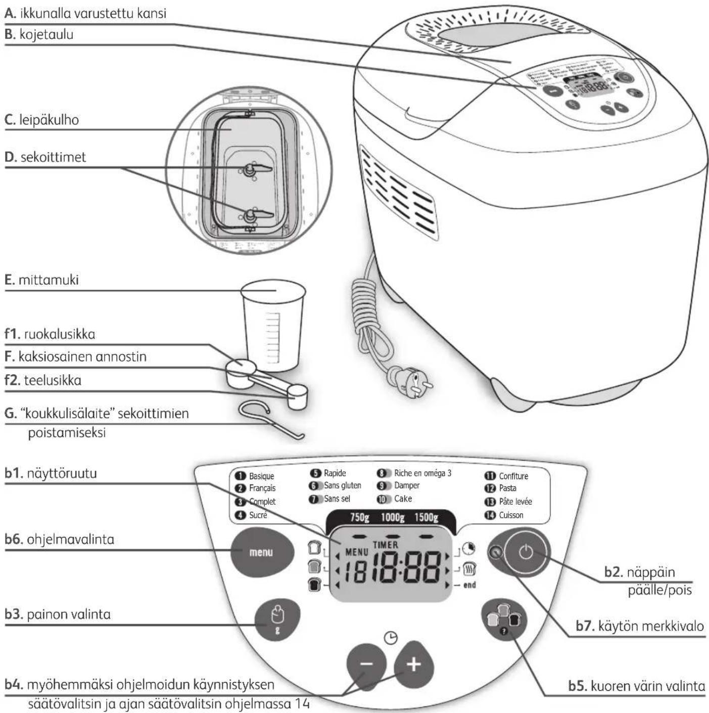 TEFAL Home Bread OW5001 - 2