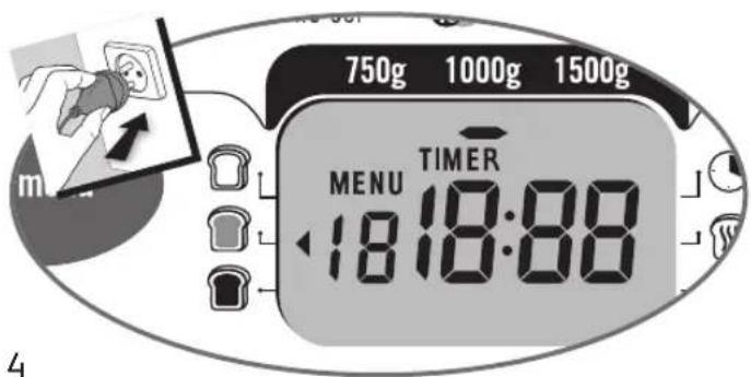 TEFAL Home Bread OW5001 - Arranque rápido - 5