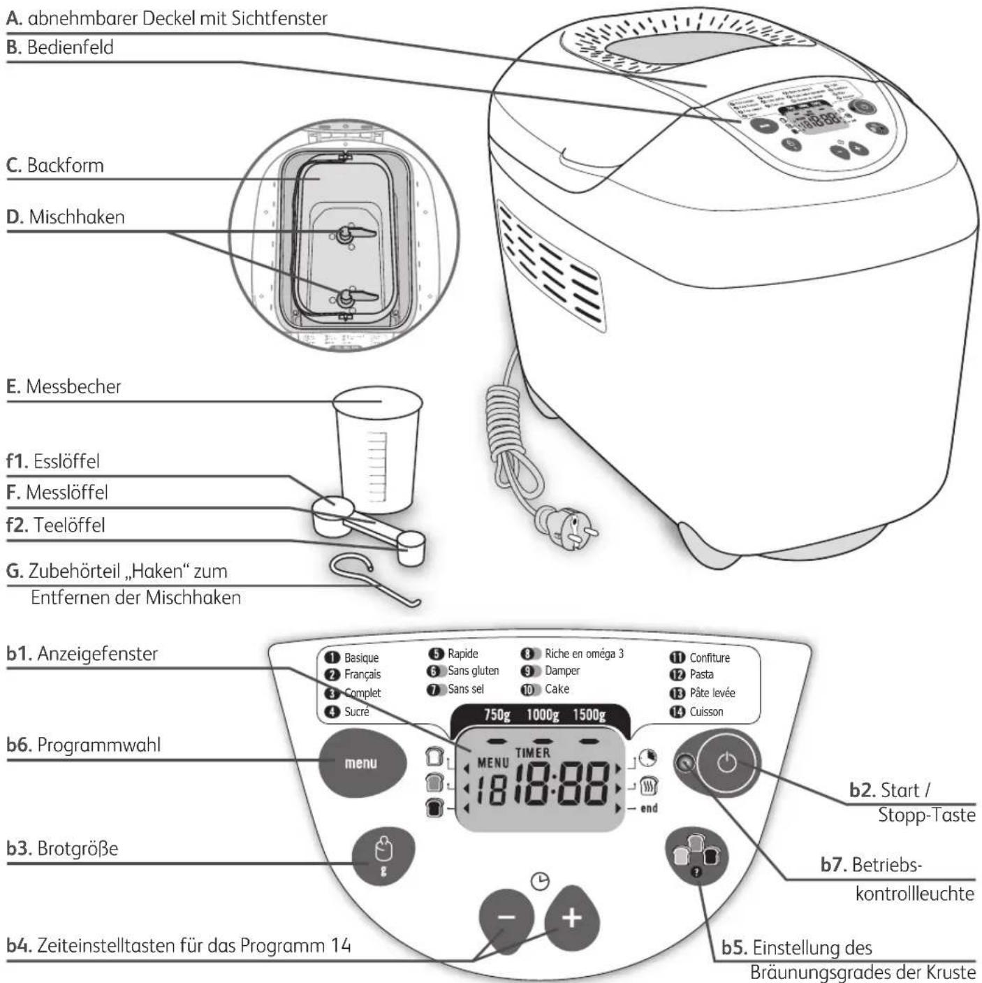 TEFAL Home Bread OW5001 - 2