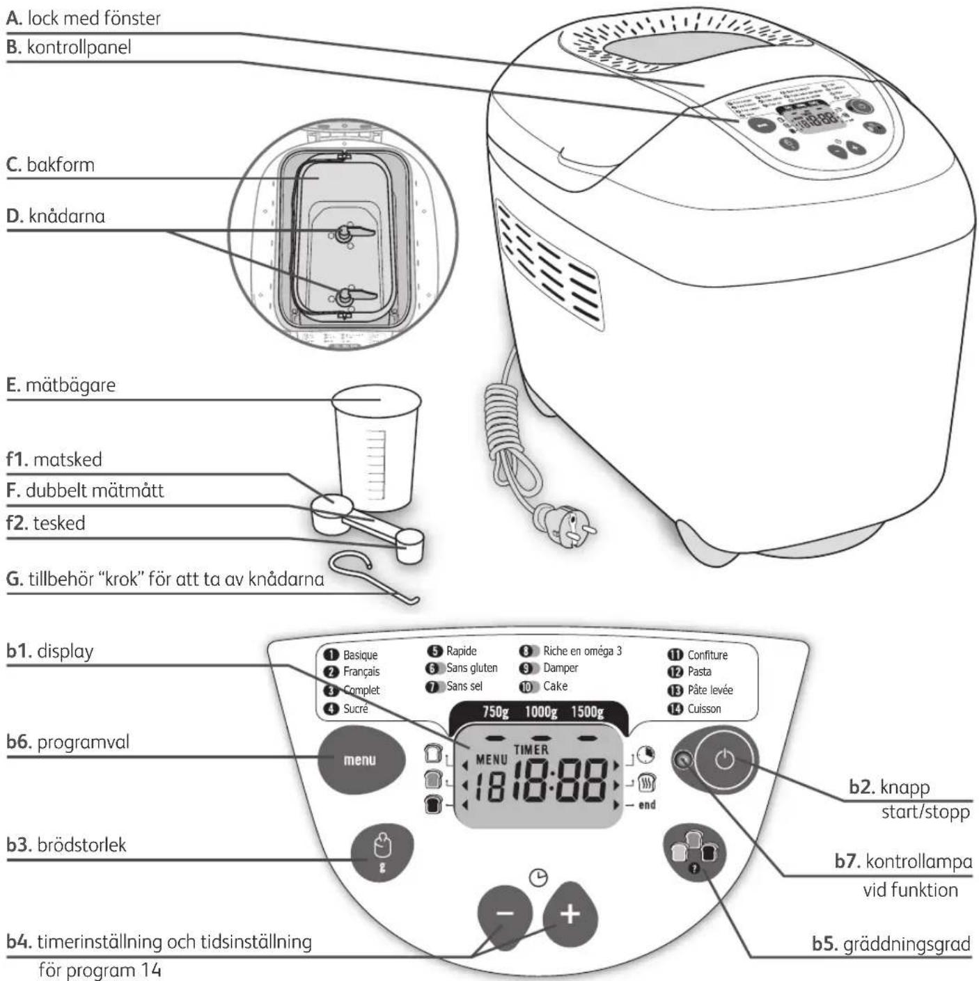TEFAL Home Bread OW5001 - 2