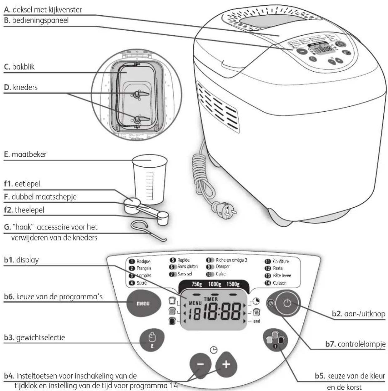 TEFAL Home Bread OW5000 - 2
