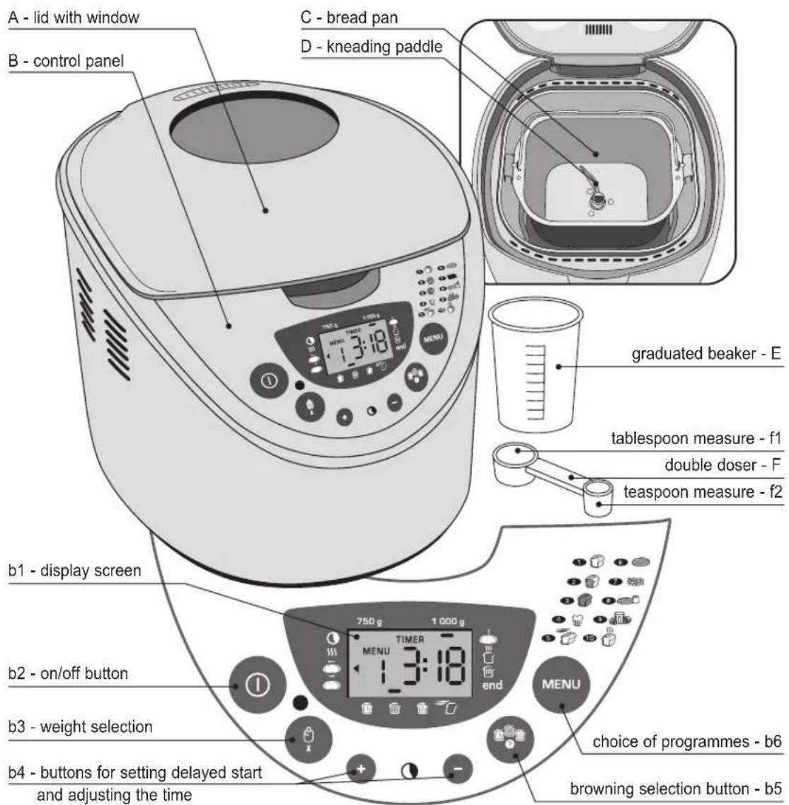TEFAL Home Bread OW3000 - 2