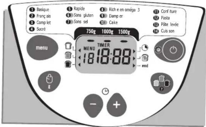 MOULINEX OW5002 - OBSLUGA AUTOMATU DO PIECZENIA CHLEBA - 2