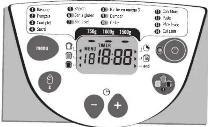 MOULINEX OW5007 - PROGRAM SEÇİMI - 1