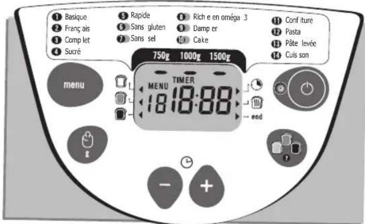 MOULINEX OW5004 - OBSLUGA AUTOMATU DO PIECZENIA CHLEBA - 2