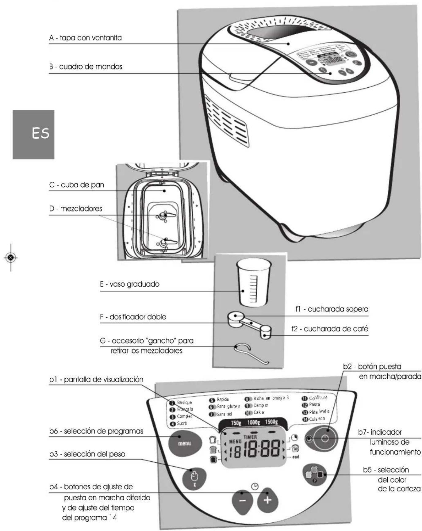 MOULINEX OW5004 - DESCRIPCION - 1