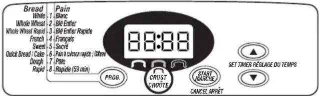 GE 106732 - Panneau de commande - 1