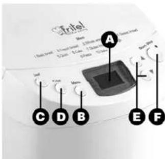 FRITEL BM1600 - PANNEAU DE COMMANDE - 2
