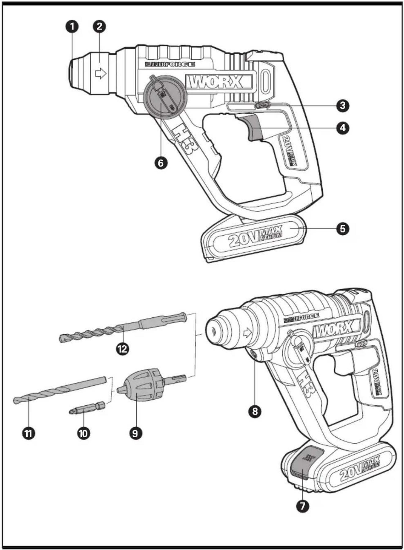 WORX WX390.31 - 1