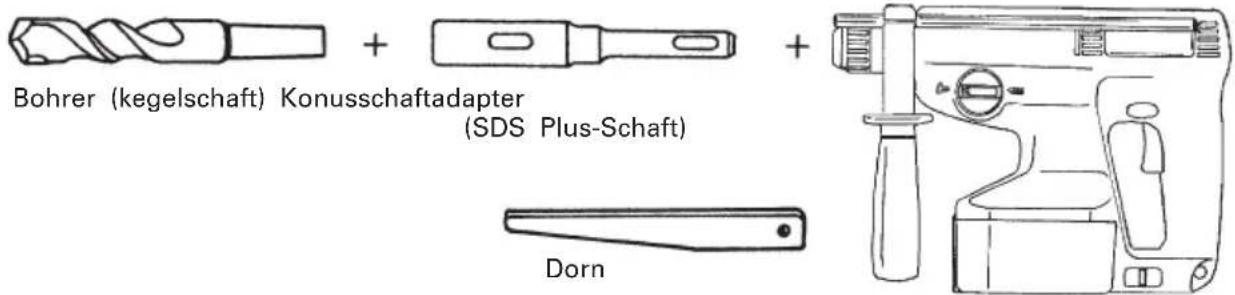 HITACHI DH 20DV - Bohren von Ankerlöchern (Schlag- und Drehbohrer) - 1