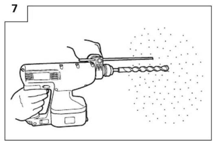 HITACHI DH 20DV - CORDLESS ROTARY HAMMER AKKU-BOHRHAMMER PERFORATEUR PERCUSSION À BATTERIE MARTELLO PERFORATORE A BATTERIA SNOERLOZE BOORHAMER MARTILLO PERFORADOR A BATERÍA MARTELO PERFURADOR A BATERIA ΣΦΥΡΟΔΡΑΠΑΝΟ ΠΕΡΙΣΤΡΟΦΙΚΟ ΜΠΑΤΑΡΙΑΣ - 7