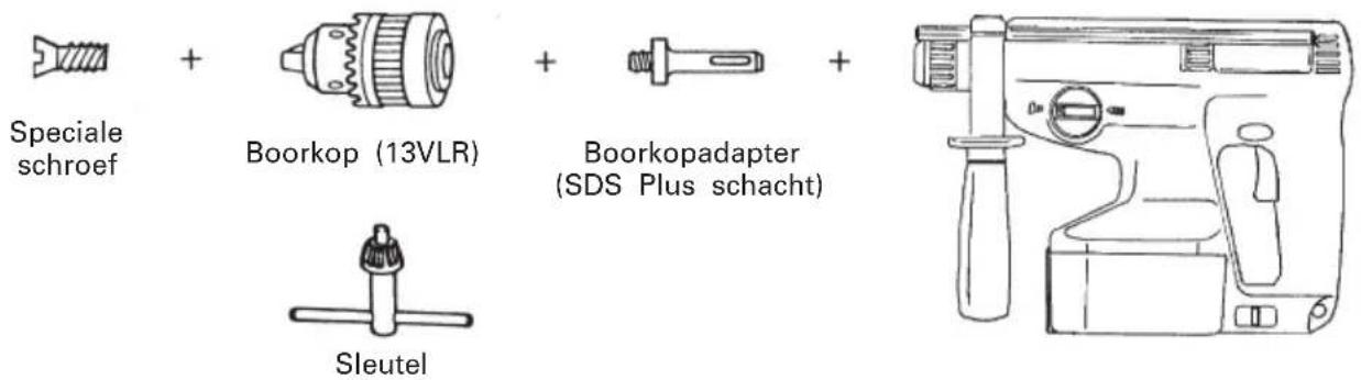 HITACHI DH 20DV - Boren van gaten en aandraaien van schroeven (alleen draaien) - 1
