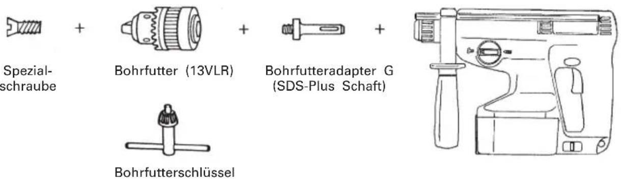 HITACHI DH 20DV - Löcherbohren und Schneidschraube (nur Drehung) - 1