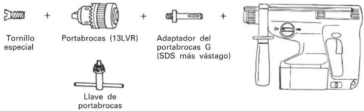 HITACHI DH 20DV - Perforación y apriete de tornillos (rotación solamente) - 1