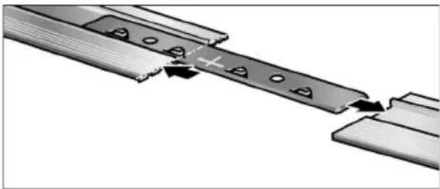 Flex CSE 55 T - Sujungimo ploksteles montavimas: - 2