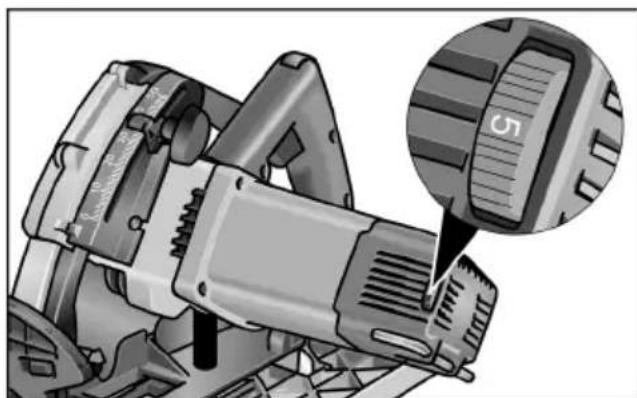 Flex CSE 55 T - Regulácia otáčok - 1