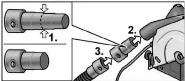 Flex CSE 55 T - Pjuvenu nusiurbimas ISPEJIMAS! - 1