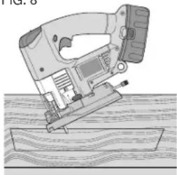DEWALT DW933K - Corte de madera (Fig. 8) - 1