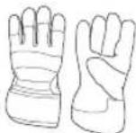 HUSQVARNA 543AE15 - RUKAVICE - 1