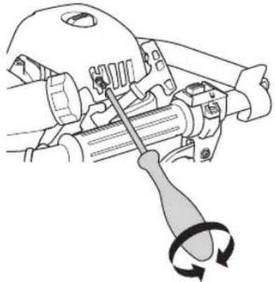 HUSQVARNA 543AE15 - Rölanti devrini ayarlama (T) - 1