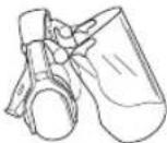 HUSQVARNA 543AE15 - GOZ KORUMA CIHAZI (GÖZLÜK) - 2