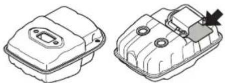 HUSQVARNA 543AE15 - Ljuddampare - 2